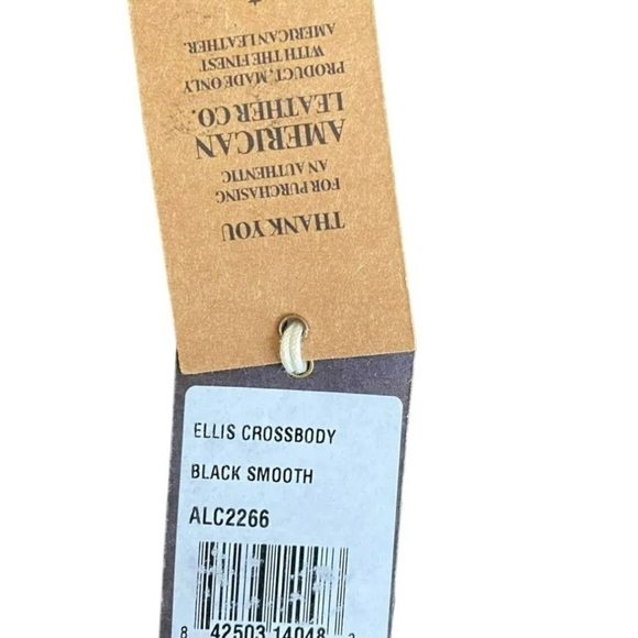 American Leather Co. Black
Leather Crossbody Bag Purse - Picture 4 of 7